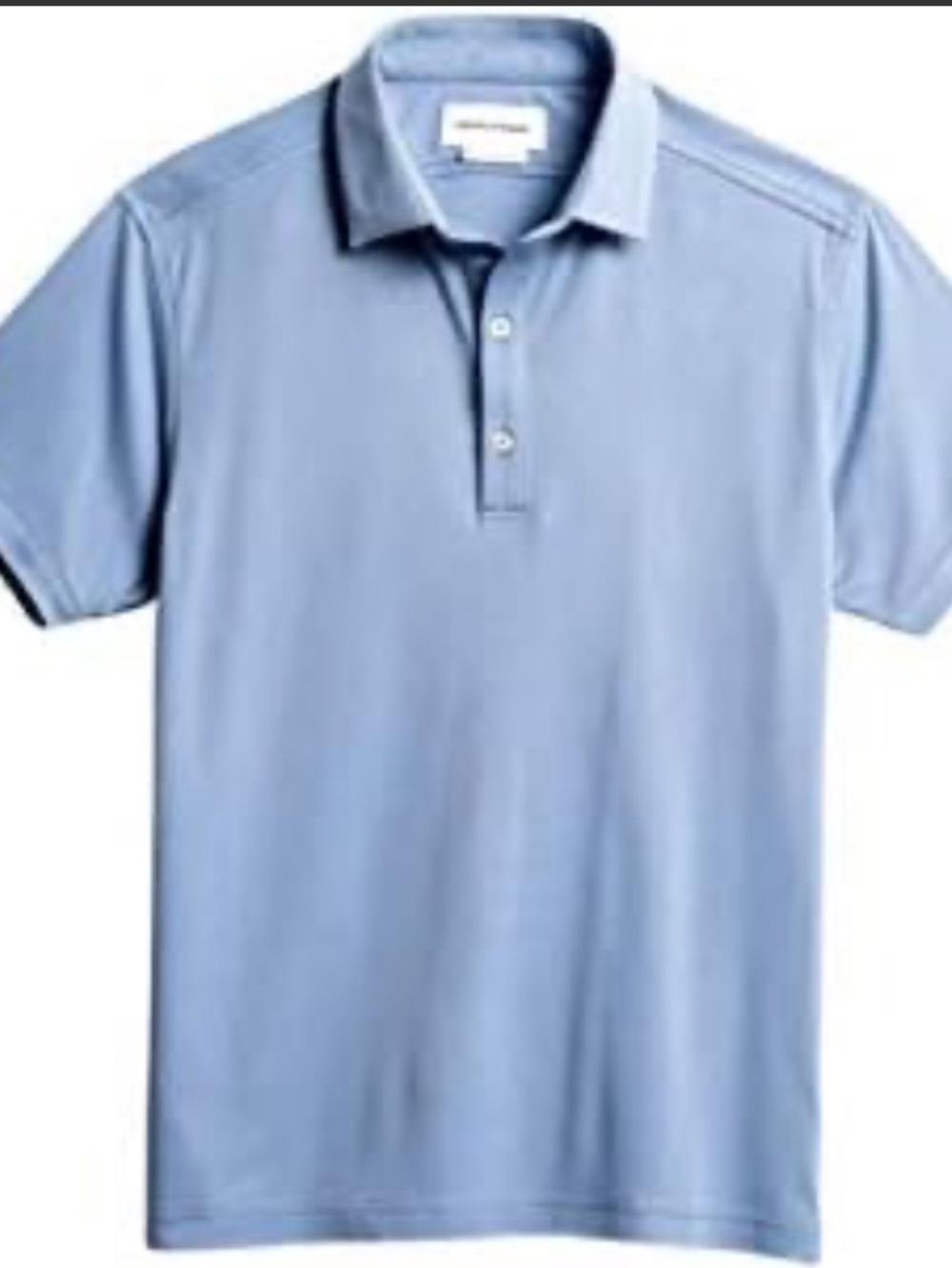 Ministry of Supply Light Blue Men's Apollo  Performance Polo Shirt XXLg